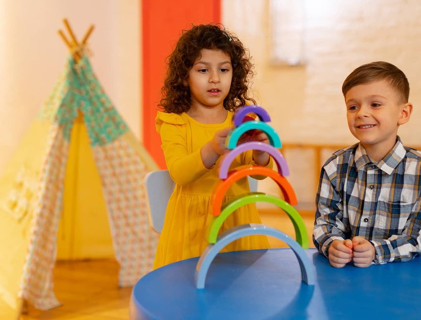 Pouring Practice - Willow in Toddler Room